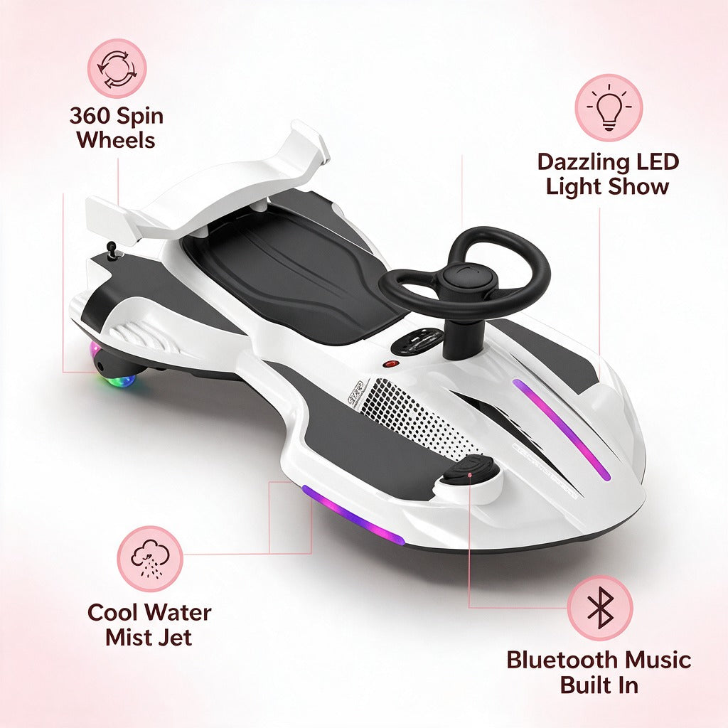 2-in-1 Electric Wiggle Car