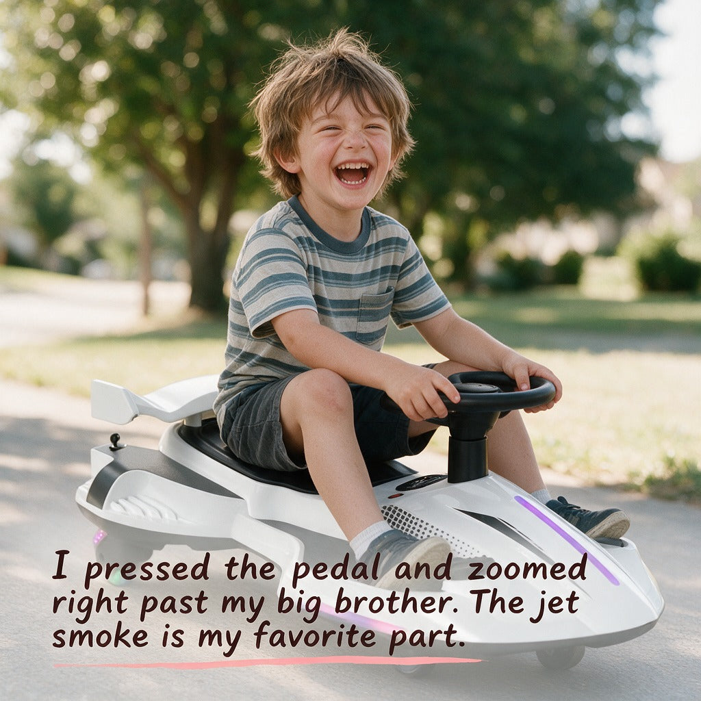 2-in-1 Electric Wiggle Car