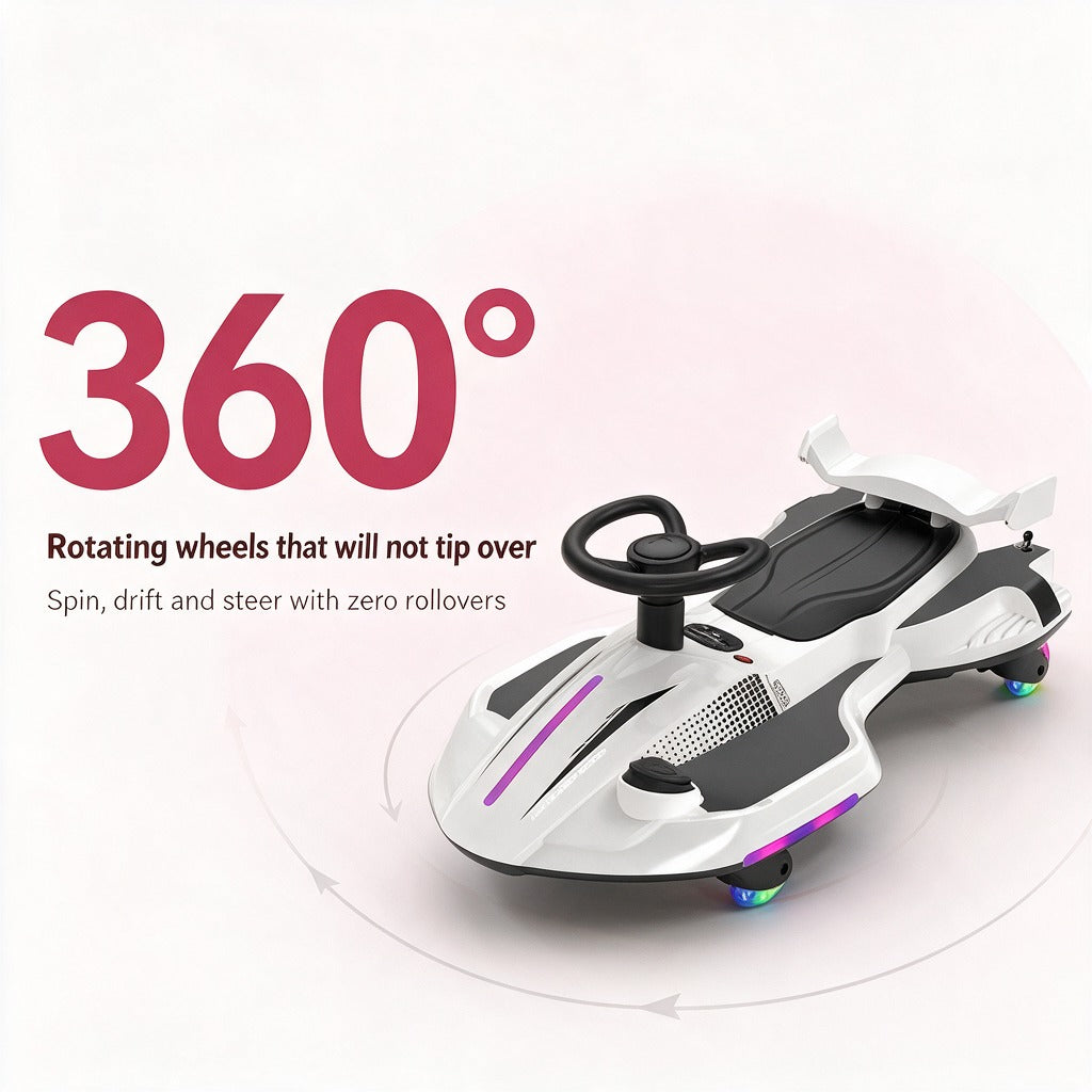 2-in-1 Electric Wiggle Car