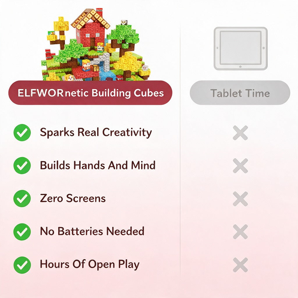Pixel Magnetic Building Cubes