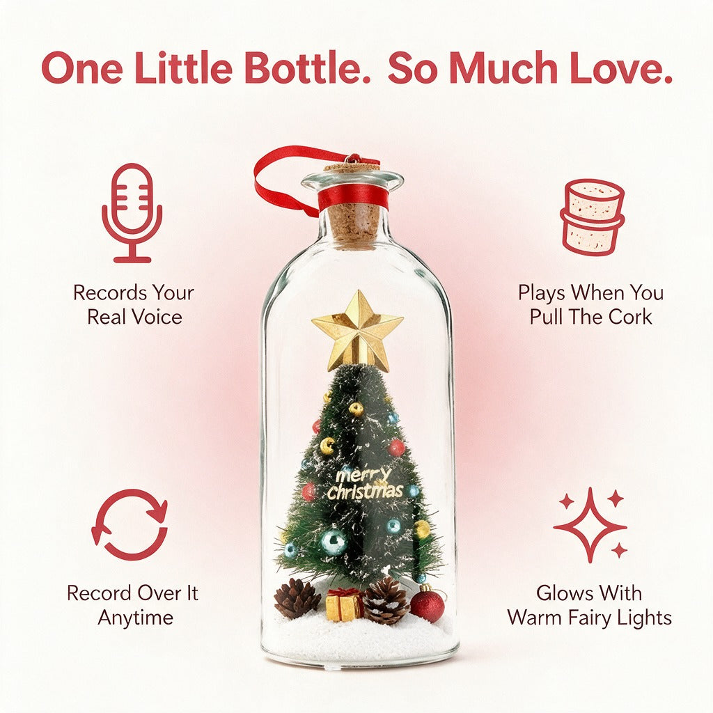 Recordable Christmas Voice Bottle