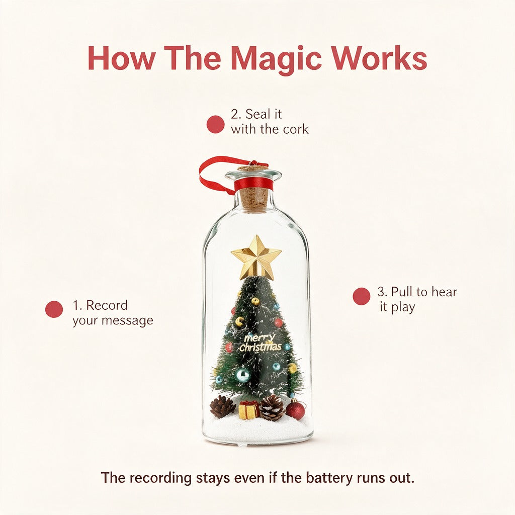 Recordable Christmas Voice Bottle