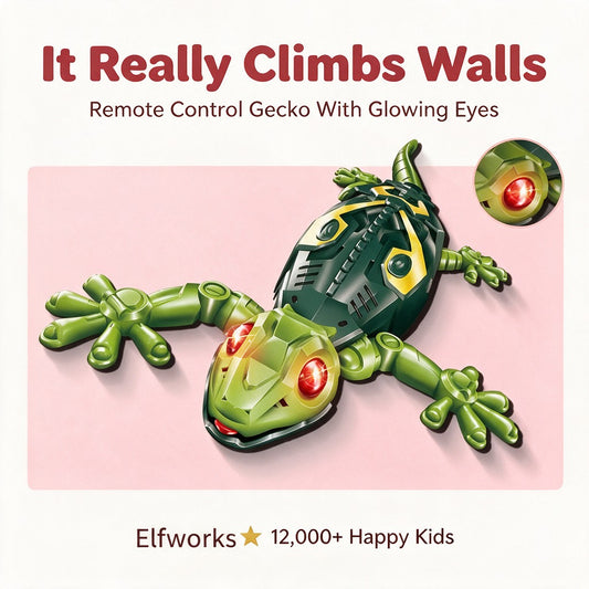 Wall-Climbing RC Gecko
