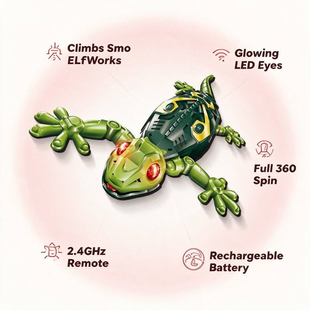 Wall-Climbing RC Gecko